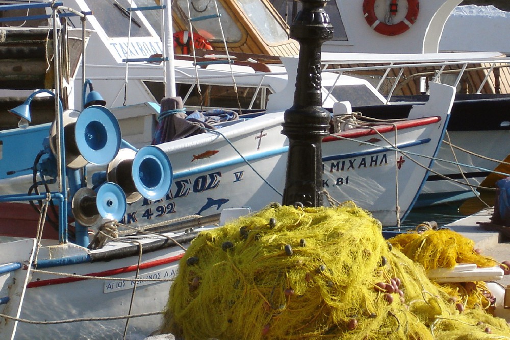 Fishing boats and nets