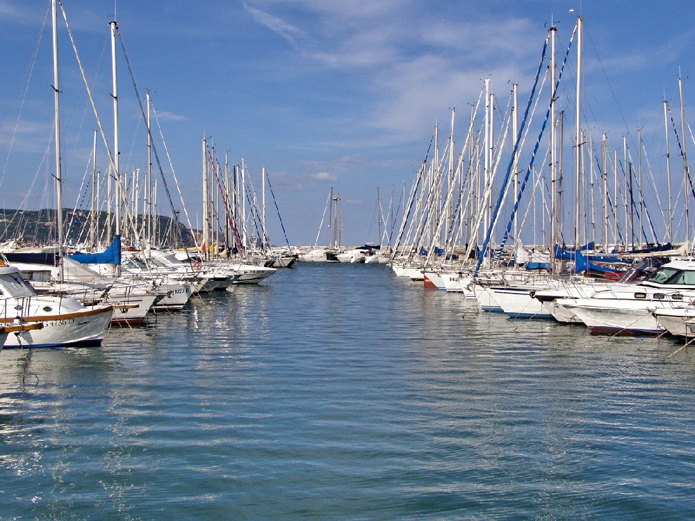 Fishing boat in port